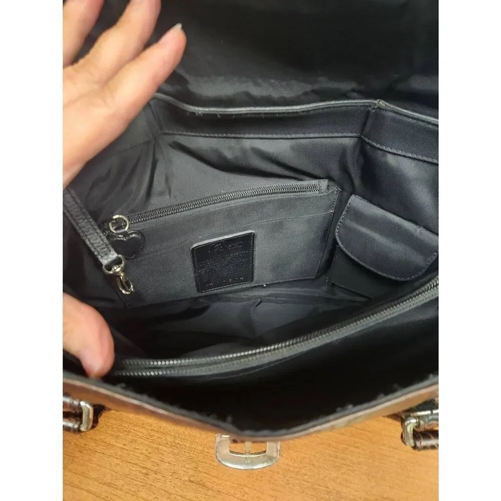 BRIGHTON Vintage for Business Collection Two Tone Women's Briefcase Bag